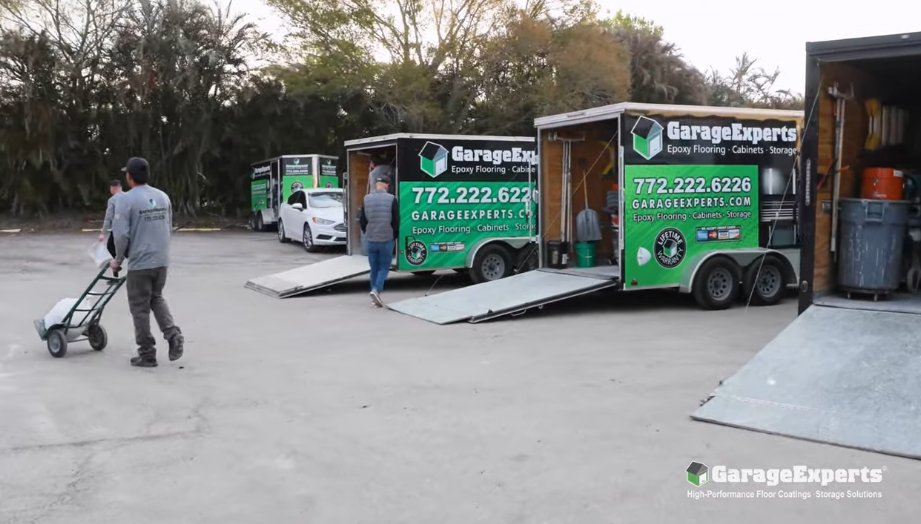 unloading trucks